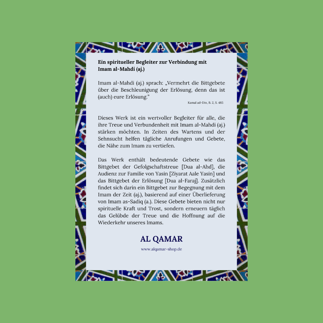 Im Lichte der Erlösung: Gebete für den Imam unserer Zeit (aj.)