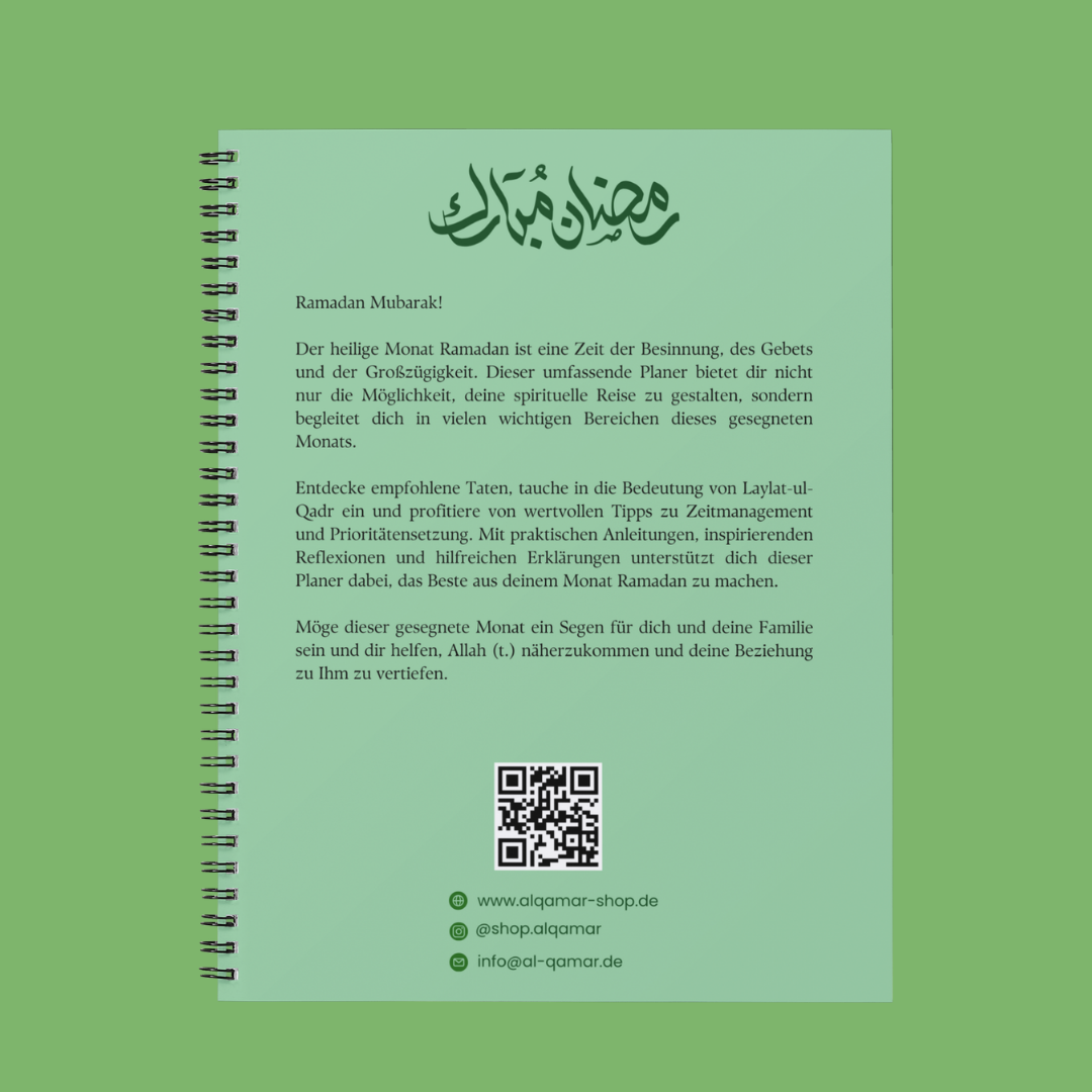 Ramadan Planer – Klassische Edition
