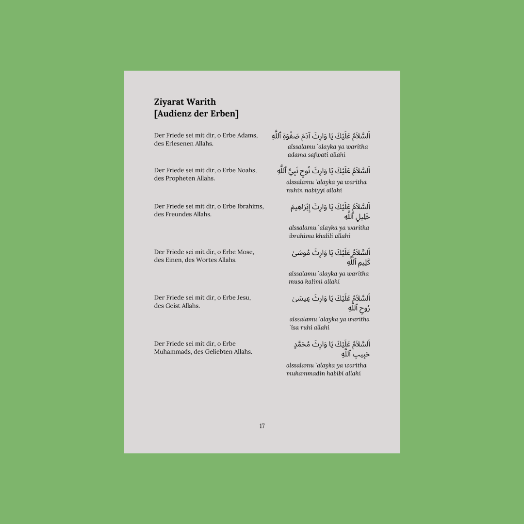 Ziyarat-Heft: Aschura und Warith