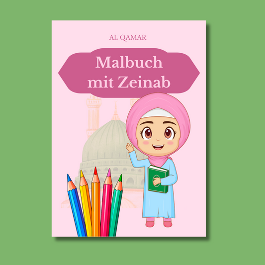 Malbuch mit Zeinab