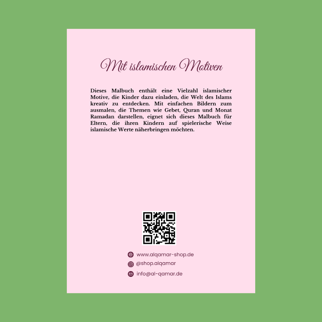 Malbuch mit Zeinab