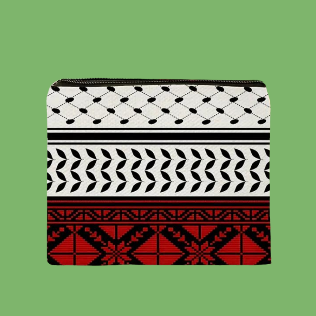 Elegante Leinen-Tasche mit beidseitigem Design