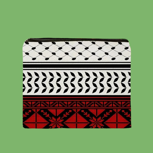 Elegante Leinen-Tasche mit beidseitigem Design